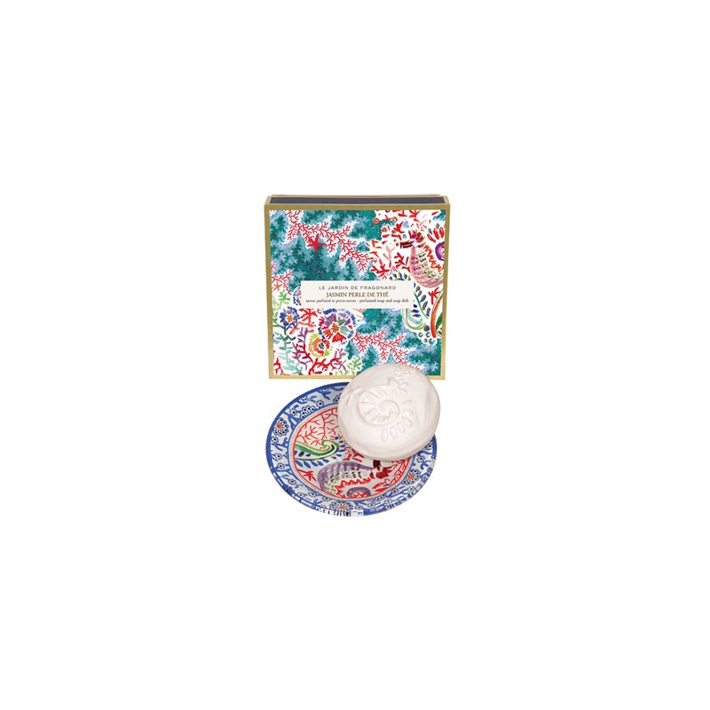 Fragonard Jasmine perle de the sapone con portasapone 20,00 € Cosmetica